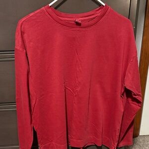 Old Navy Crimson Long Sleeve Shirt